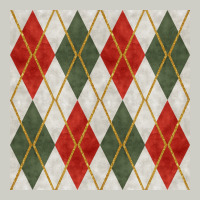 Christmas Diamond Plaid Seamless Pattern Heavyweight Hoodie | Teevron