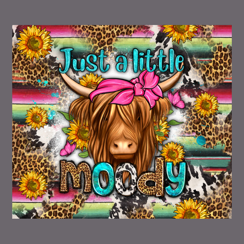 Just A Little Moody Long Haired Cow Premium Sweatshirt by Jasminsmagicworld | Teevron