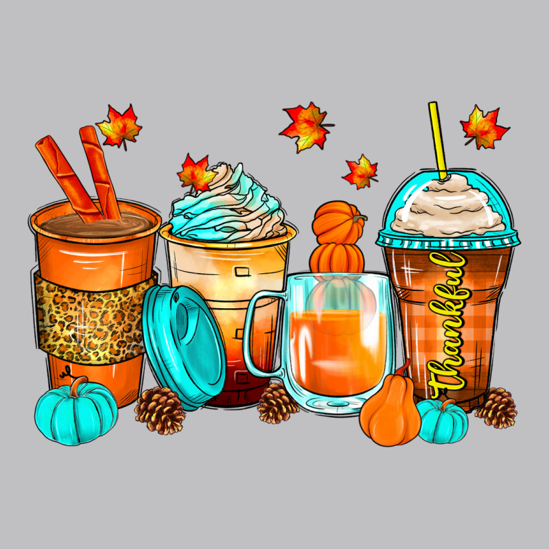 Thankful Coffee Cups Classic Tee by Zillion Design Studio | Teevron