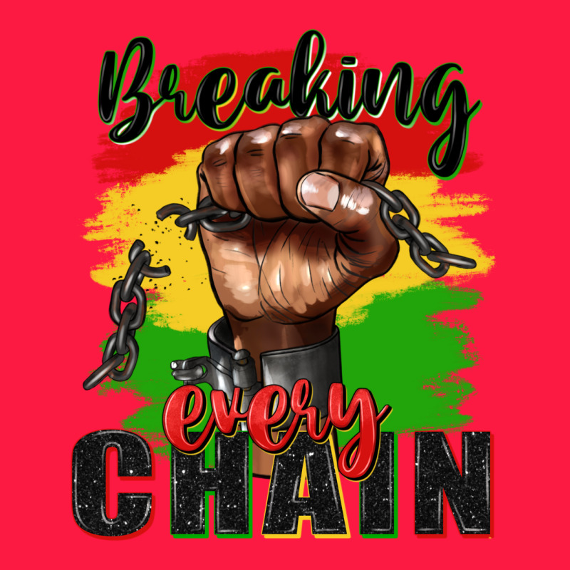 Breaking Every Chain Juneteenth Zipper Hoodie by Zillion Design Studio | Teevron