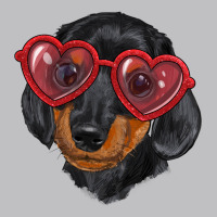 Dachshund With Love Glasses Long Sleeve Tee | Teevron