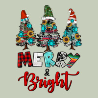 Western Trees Merry And Bright Christmas Classic Tee | Teevron