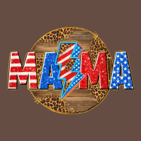 American Mama With Lightning Bolt Long Sleeve Tee | Teevron