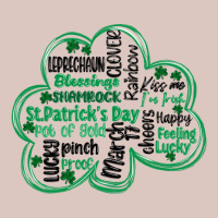 St Patricks Day Shamrock Typography Premium Hoodie | Teevron