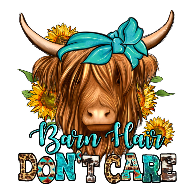 Barn Hair Don't Care Long Haired Cow Premium Sweatshirt by Jasminsmagicworld | Teevron