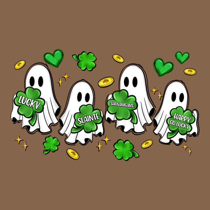 Clover Ghostie St.patrick's Day Premium Tee by Artiststas | Teevron
