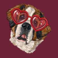 Saint Bernard With Love Glasses Long Sleeve Tee | Teevron