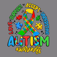 Love Support Accept Understand Autism Awareness Heavyweight Hoodie | Teevron