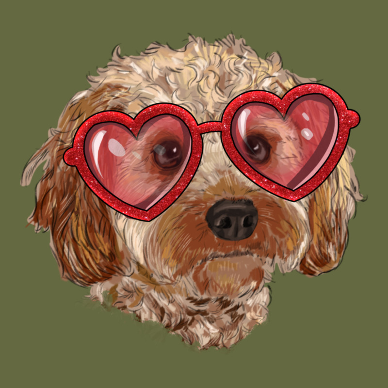 Toy Poodle With Love Glasses Long Sleeve Tee by RanaPortraitStore | Teevron