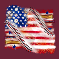 Baseball American Flag Long Sleeve Tee | Teevron