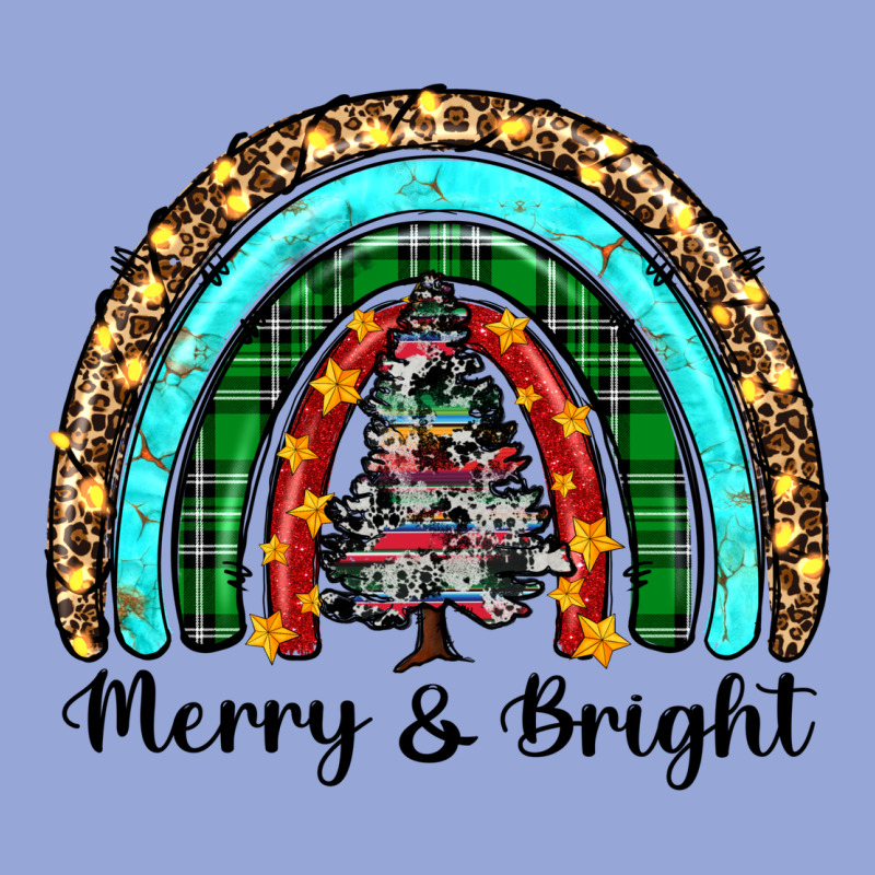 Merry And Bright Rainbow Christmas Classic Tee by RanaPortraitStore | Teevron