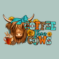 Coffee Then Cows Longhaired Cow Premium Sweatshirt | Teevron
