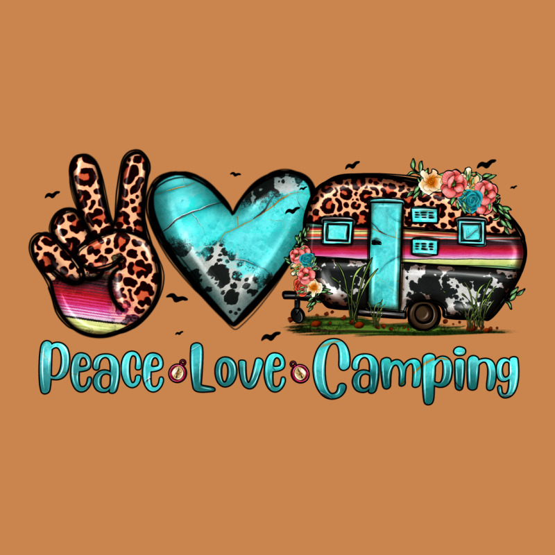 Peace Love Camping Heavyweight Hoodie by JahusDesignShop | Teevron