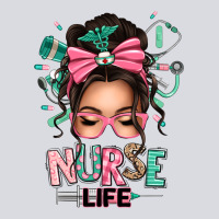 Afro Messy Bun Nurse Life Zipper Hoodie | Teevron
