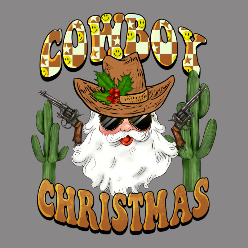 Cowboy Christmas Santa Vintage Tee by BarkalooDesign | Teevron