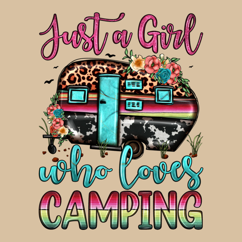 Just A Girl Who Loves Camping Heavyweight Hoodie by JahusDesignShop | Teevron