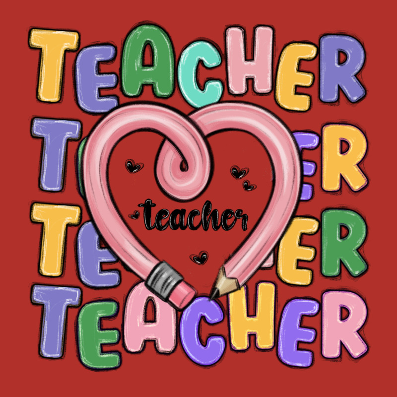 Teacher And Pencil Heart Premium Hoodie by MaliasSmallBusiness | Teevron