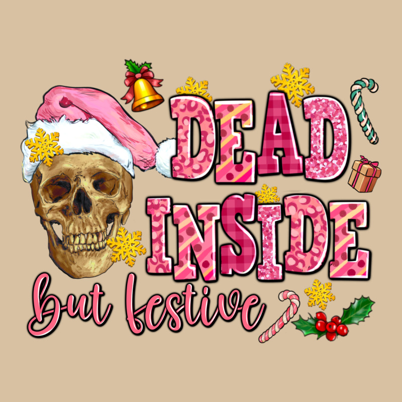 Dead Inside But Festive Heavyweight Hoodie by AdoDesignShop | Teevron