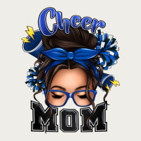 Cheer Mom Messy Bun Zipper Hoodie | Teevron