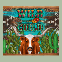 Whild Child Longhorn  Cactus Cowhide Urban Heavy Tee | Teevron