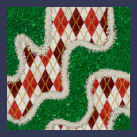 Christmas Diamond Plaid And Green Glitter Seamless Pattern Heavyweight Hoodie | Teevron
