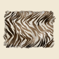 Brown Zebra Pattern Background Ladies Tee | Teevron