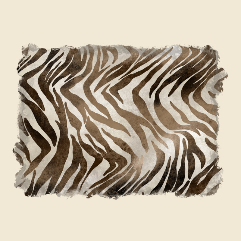 Brown Zebra Pattern Background Ladies Tee by BarkalooDesign | Teevron