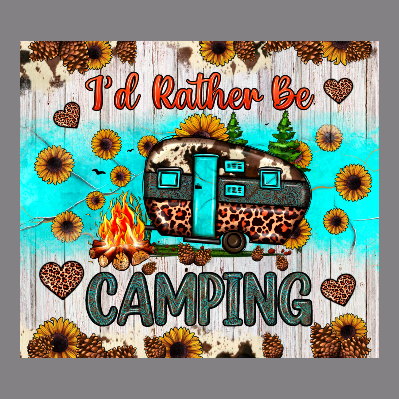 I’d Rather Be Camping Heavyweight Hoodie by JahusDesignShop | Teevron