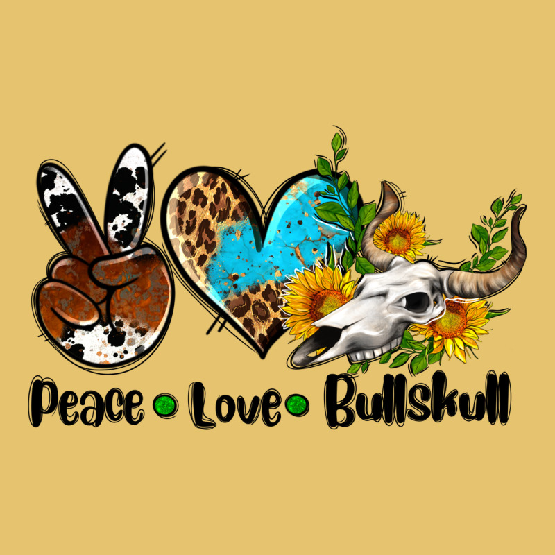 Peace Love  Bullskull Premium Sweatshirt by AdoDesignShop | Teevron