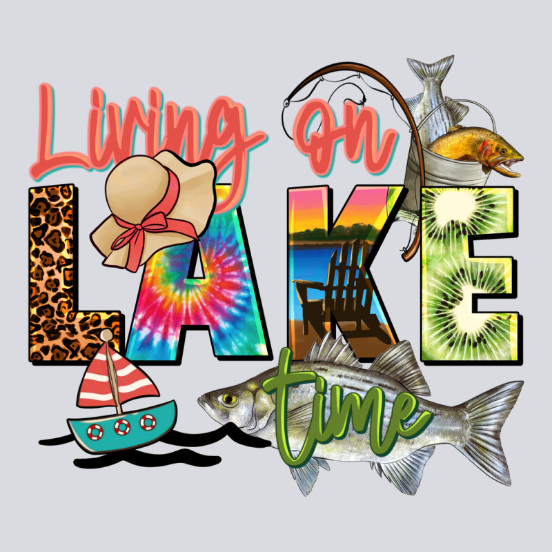 Living On Lake Time Zipper Hoodie by Zillion Design Studio | Teevron