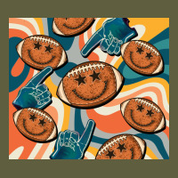 Football Smiley Face Vintage Tee | Teevron