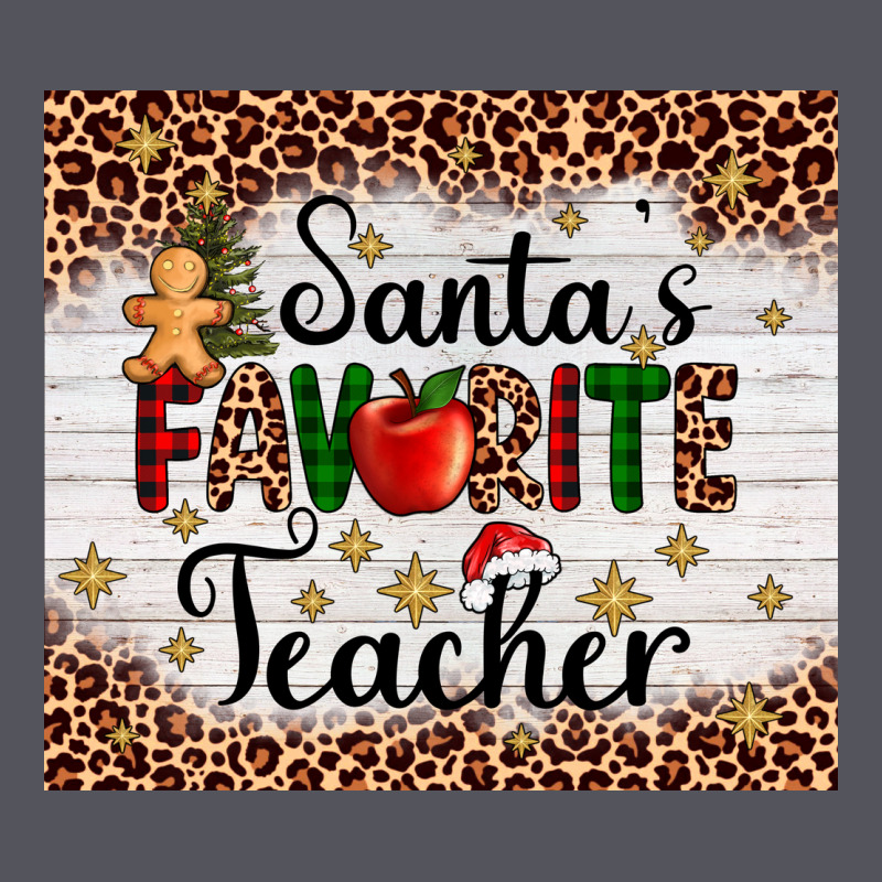 Santa's Favorite Teacher Vintage Hoodie by AdoDesignShop | Teevron