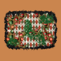 Christmas Ornament And Diamond Plaid  Background Heavyweight Hoodie | Teevron