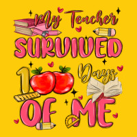 My Teacher Survived 100 Days Of Me Premium Hoodie | Teevron