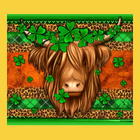 St Patricks Day Long Haired Cow Premium Sweatshirt | Teevron