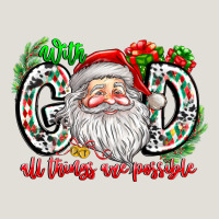 With God All Things Are Possible Santa Heavy Core Tee | Teevron