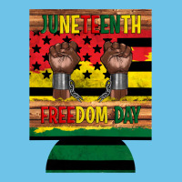 Juneteenth Freedom Day 12 Oz Can Cooler (regular) 2 Premium Sweatshirt | Teevron