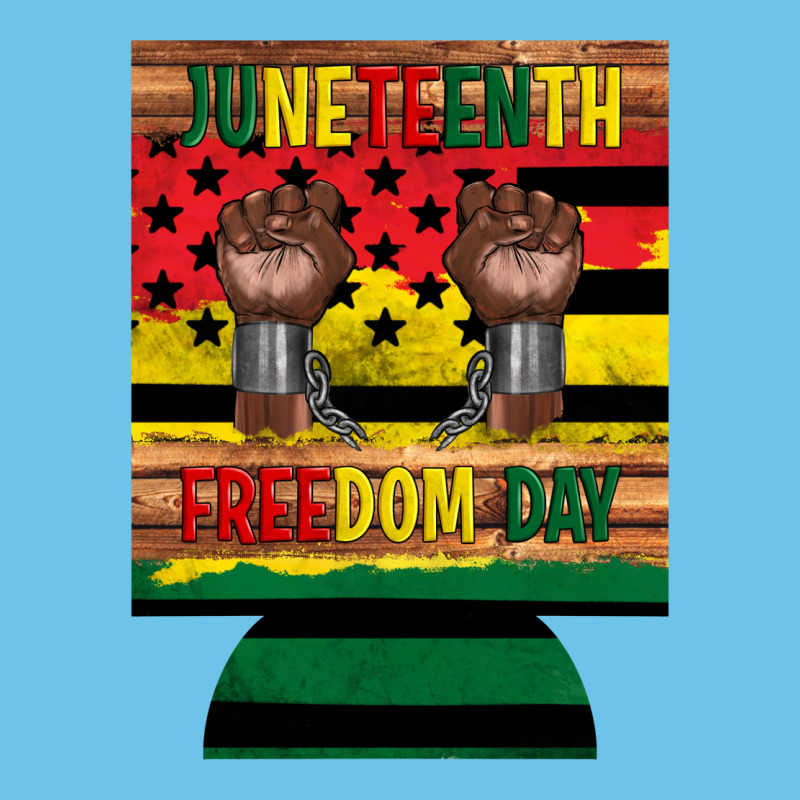 Juneteenth Freedom Day 12 Oz Can Cooler (regular) 2 Premium Sweatshirt by Artiststas | Teevron