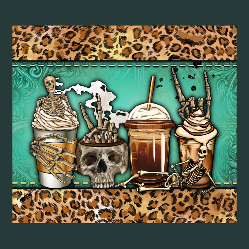 Skeleton Coffee Cups Premium Sweatshirt by Jasminsmagicworld | Teevron