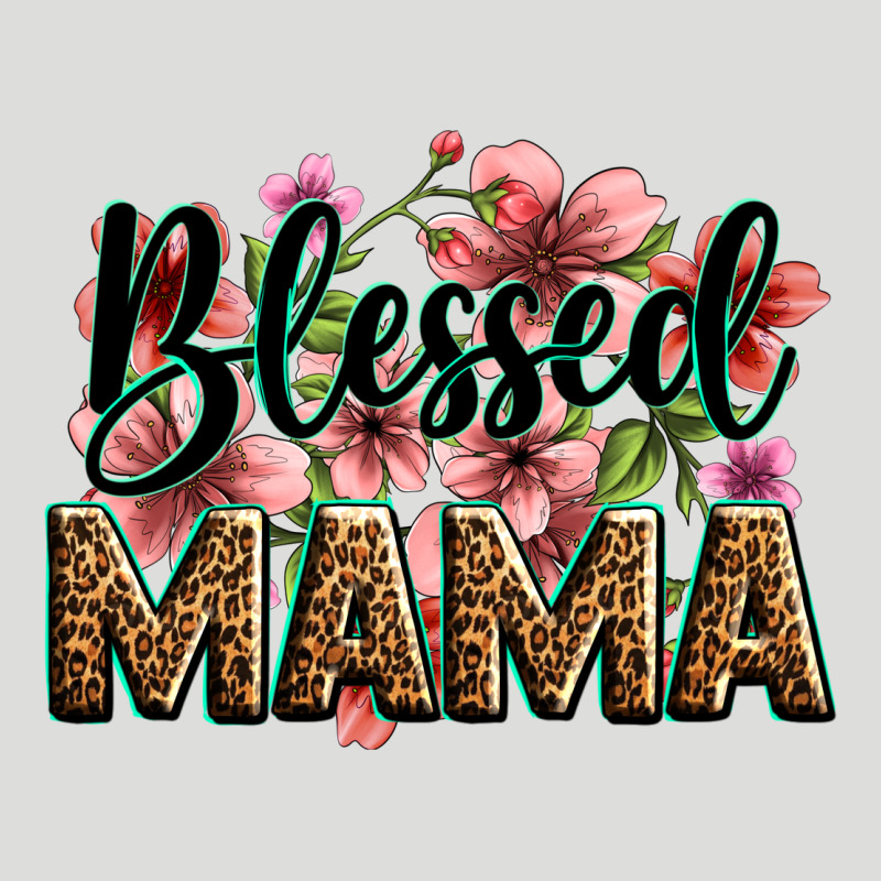 Flowers Blessed Mama Zipper Hoodie by Zillion Design Studio | Teevron