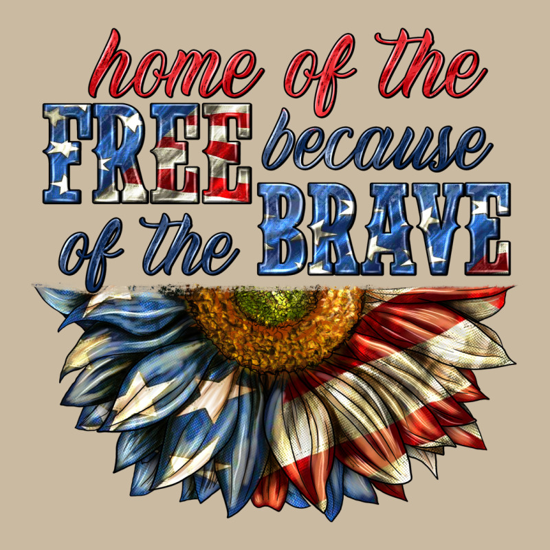 Home Of The Free Because Of The Brave Sunflower Bi Long Sleeve Tee by texasbilliewilder | Teevron