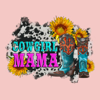 Cowgirl Mama With Boots And Sunflowers And Cowhide Urban Heavy Tee | Teevron