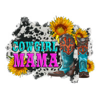 cowgirl mama with boots and sunflowers and cowhide | Teevron