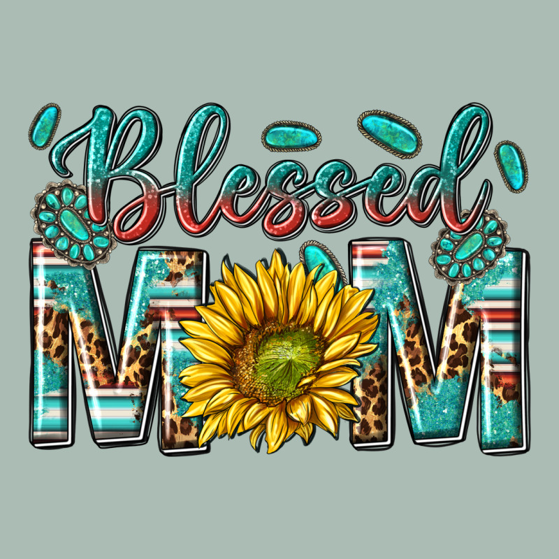 Western Blessed Mom With Sunflower Classic Tee by texasbilliewilder | Teevron