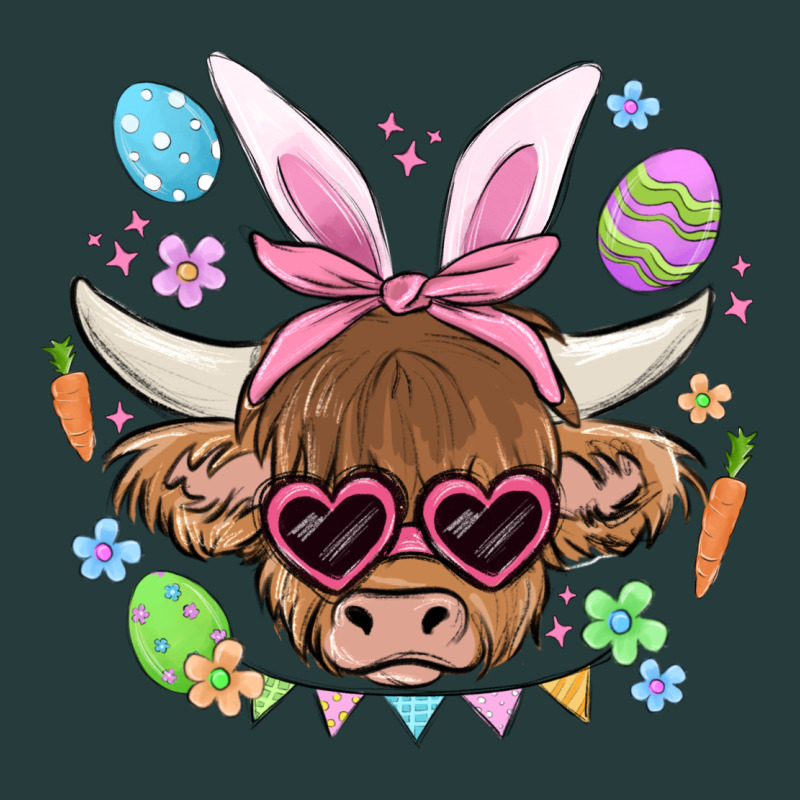 Easter Cow Premium Hoodie by MaliasSmallBusiness | Teevron