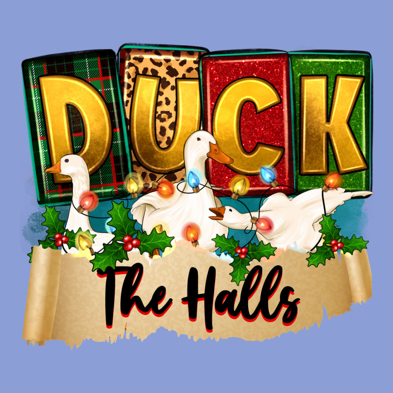 Christmas Duck The Halls Long Sleeve Tee by Zillion Design Studio | Teevron