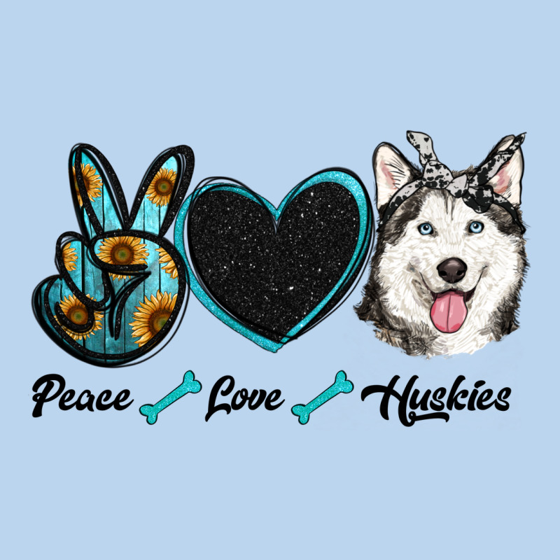 Peace Love Huskies Classic Tee by RanaPortraitStore | Teevron