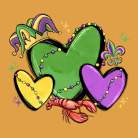 Mardi Gras Hearts Premium Hoodie | Teevron