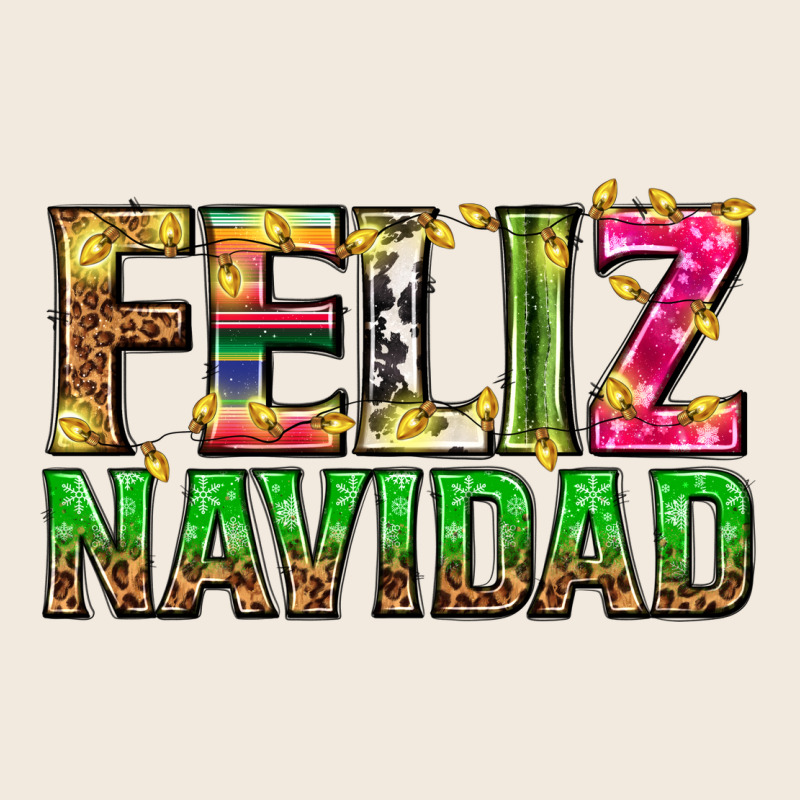 Feliz Navidad With Pattern Zipper Hoodie by texasbilliewilder | Teevron
