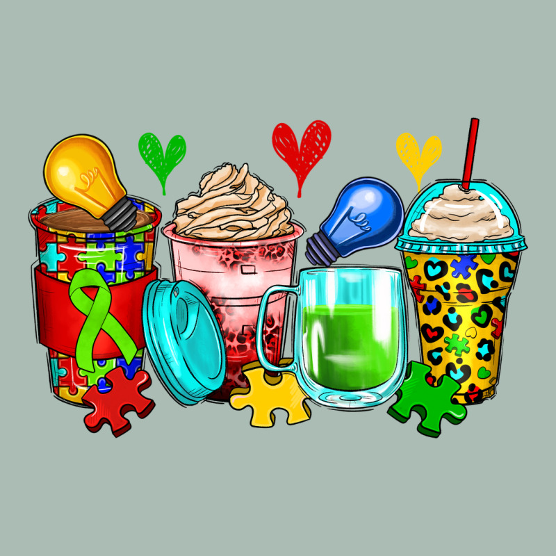 Autism Coffee Cups Classic Tee by Zillion Design Studio | Teevron